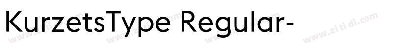 KurzetsType Regular字体转换
